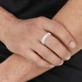 thumbnail image 5 of Floreo 14k White Gold 4mm Lite Comfort Fit Wedding Band, Size 8, 5 of 5