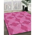 thumbnail image 3 of Ahgly Company Tapis Rectangulaire Lavable en Machine Intérieur Transitionnel Rose Profond, 7 Pieds x 9 Pieds, 3 of 7