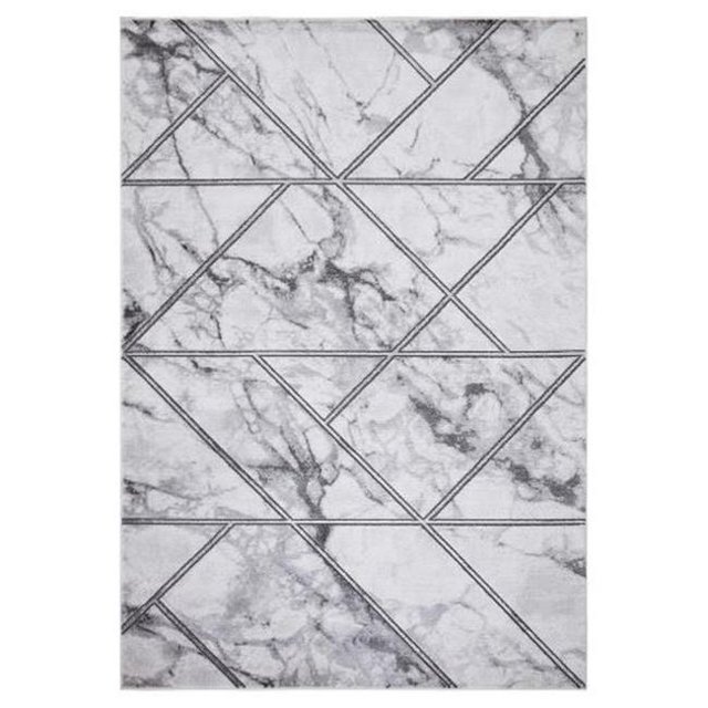 9 x 13 ft. Bellucci Geometric Area Rug, Silver