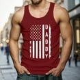 thumbnail image 2 of Ierhent Independence Day Shirts for Men Men's Light Weight Quick Dry Sleeveless Protection(Y-,M), 2 of 4