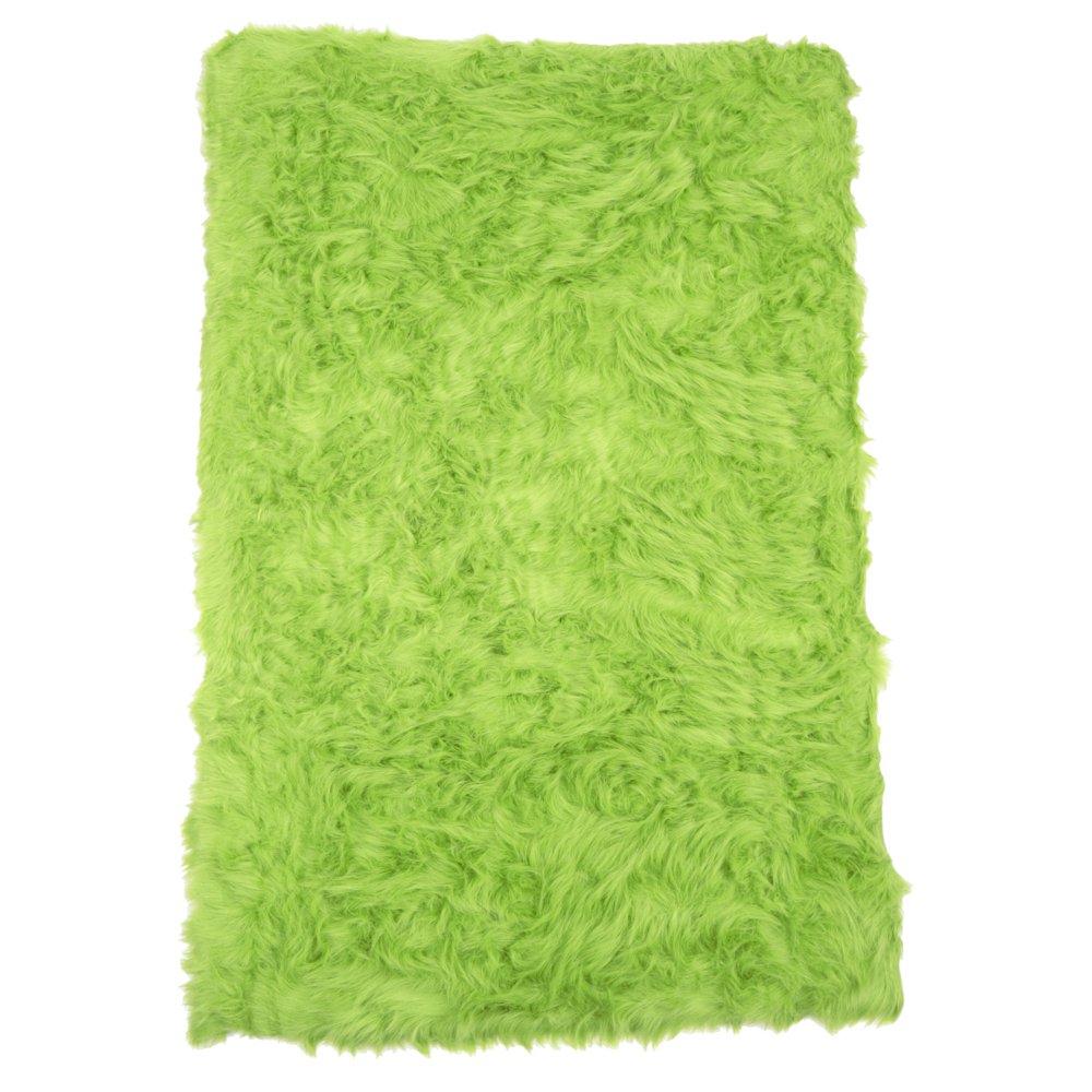 Fun Rugs Flokati Lime Green 39" x 58" Rugs
