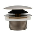thumbnail image 5 of Westbrass D398R-07 1-1/2" NPSM Coarse Thread Tip-Toe Bathtub Drain, Satin Nickel, 5 of 9
