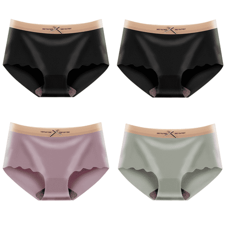 

Varsbaby Women s Seamless Hipster Panties 4 Pack Invisible Breathable Quick Dry Brief Ladies Stretch Panties