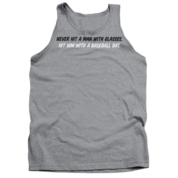 - Man With Glasses - Tank Top - Large