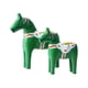 thumbnail image 2 of 2 estatuas suecas de caballos de Dala, tallas de madera de caballos de Dala, objetos de colección, artesanías, verde, 2 of 9
