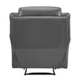thumbnail image 4 of Lexicon Laconia Leather Reclining Chair in Dark gray, 4 of 5