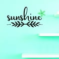 thumbnail image 1 of Custom Wall Decal Vinyl : Sunshine Home Decor Picture Art 20 X 40, 1 of 1