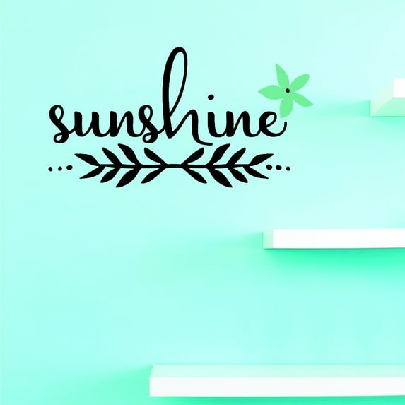 Custom Wall Decal Vinyl : Sunshine Home Decor Picture Art 20 X 40
