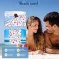 thumbnail image 4 of SUPERFUU Microfiber Beach Towel Super,Lightweight Special Pattern Bath Towel, Sandproof Beach Blanket,Oversized Microfiber Quick Dry Bath Towels Gift Thick Sand Free Beach Towels 27.56x55.12in, 4 of 6