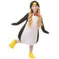 thumbnail image 6 of Kid's Penguin 3-Piece Matching Set Long Sleeve Jumpsuit Hat Foot Covers Funny Trick-or-Treat Dress Up Outfit, 6 of 9