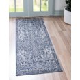 thumbnail image 2 of Rugs.com Oregon Collection Rug – 13 Ft Runner Blue Low-Pile Rug Perfect for Hallways, Entryways, 2 of 5