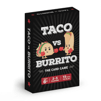 PlayMonster, Taco Vs Burrito Card Game – Family Friendly Strategy Game for 2-5 Players, Children Ages 7 and up
