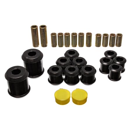 1995 Mitsubishi Eclipse Control Energy Suspension 95-99 Mitsubishi Eclipse FWD/AWD Black Rear Control Arm Bushing Set ()