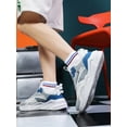 thumbnail image 4 of Men Colorblock Lace-up Front Chunky Sneakers, Sport Outdoor Sneakers, 4 of 4