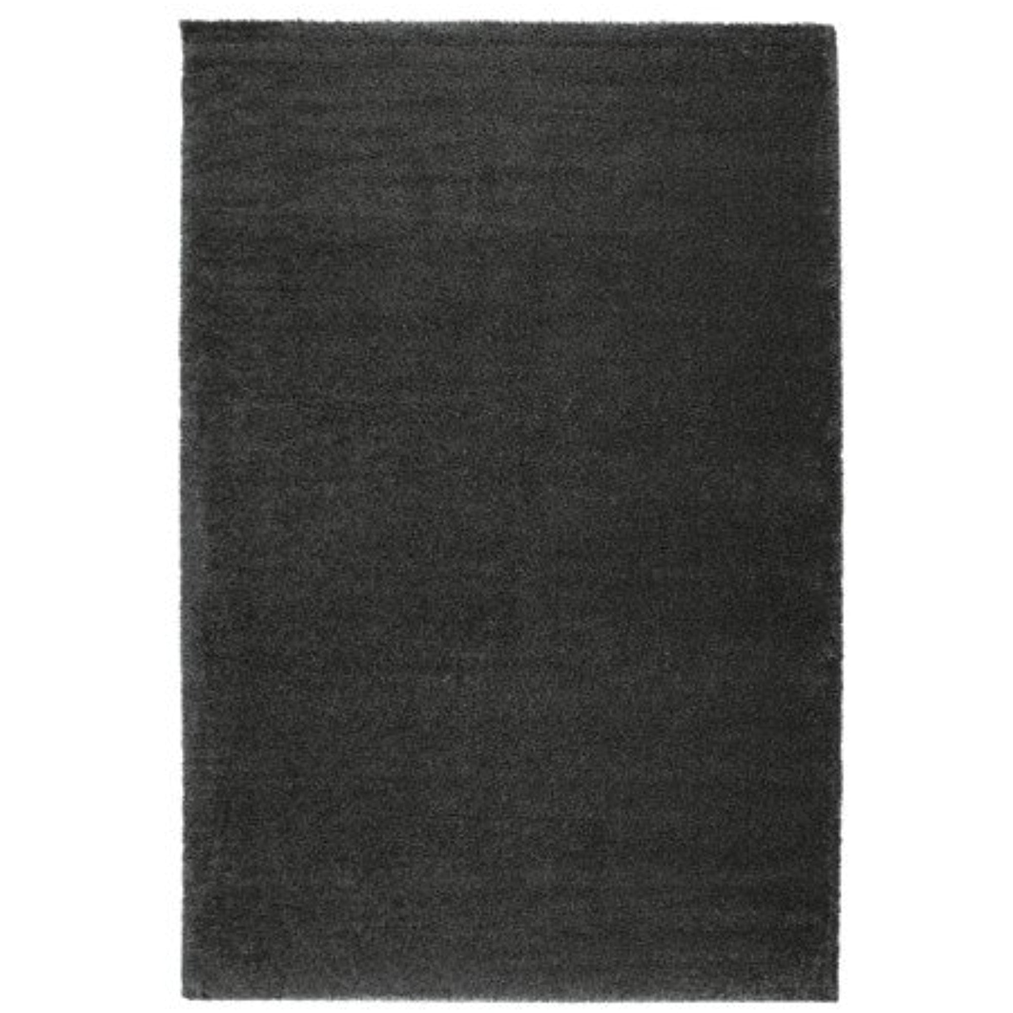 Ikea Rug, high pile, dark gray 6' 7" x 9' 10" 26214.52914.1616