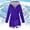 Purple, variant on TIANZEN Women Solid Rain Jacket Outdoor Plus Size Hooded Windproof Loose Coat Womens Half Zip Hoodie Active Jacket Water Proof Jacket for Women Lightweight Raincoats for Women
