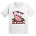 thumbnail image 3 of Inktastic Future Pig Farmer with Cute Pig Family Youth T-Shirt, 3 of 5