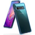 thumbnail image 1 of Ringke Fusion Case Compatible with Samsung Galaxy S10, Transparent PC Back TPU Bumper Drop Protection Phone Cover - Aqua Blue, 1 of 7