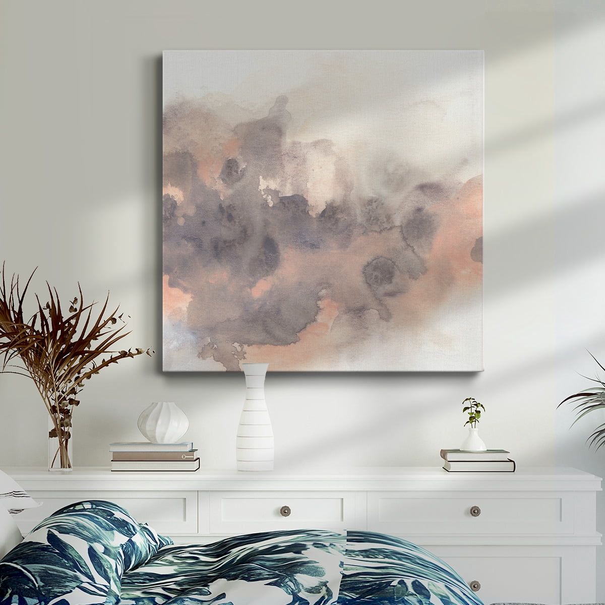 Wexford Home Smoke Surface I-Premium Gallery Wrapped Canvas, 16" x 16" - Ready to Hang