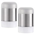 thumbnail image 4 of 2 saleros de acero inoxidable, recipiente para condimentos de cocina y pimentero., 4 of 5