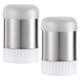 thumbnail image 4 of 2 saleros de acero inoxidable, recipiente para condimentos de cocina y pimentero., 4 of 5