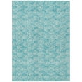 thumbnail image 2 of Addison Rugs Chantille Indoor/Outdoor Transitional Circles Teal Washable Rectangle Rug, 2'6" x 3'10", 2 of 6