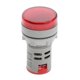 thumbnail image 1 of 1pc 0-100A indicador de señal multímetro probador de aje Monitor redondo 50-500V rojo kusrkot Probador digital LED redondo, 1 of 7