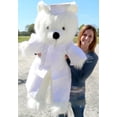 thumbnail image 4 of Giant White Teddy Bear 45 Inch Soft Wears Removable White Graduation Gown and Cap, 4 of 15