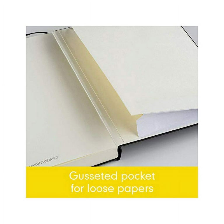 LEUCHTTURM1917 Notebook Medium A5 Hardcover Plain Lemon