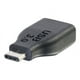 C2G USB USB C Adaptateur C vers USB A - Adaptateur vers USB - 5Gbps - Noir - M/F - Adaptateur USB - USB Type A (F) à 24 Broches USB-C (M) - USB 3.0 - Noir – image 1 sur 6