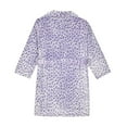 Sleep On It Girls Frosted Flannel Fleece Collar Robe Set with Matching