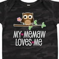 thumbnail image 4 of Inktastic My Memaw Loves Me Grandkids Owl Girls Baby Bodysuit, 4 of 5
