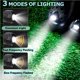 thumbnail image 2 of 2 faros delanteros recargables para Crocs, faros delanteros para zuecos con IP67 resistente al agua, linterna manos libres para enfermera (negro) verde esquí esquí Gafas de esquí, 2 of 5