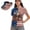 American Flag 250th Anniversary, variant on Pink Polka Dots Women's Short Sleeve Golf Shirt and Sun Visor Hat Set Moisture Wicking Quick Dry Fabric Adjustable UV Protection Sun Hat for Golf Tennis Outdoor Sports Hiking Running