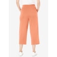 thumbnail image 3 of Woman Within Women's Plus Size Petite Sport Knit Capri Pant, 3 of 6