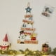 thumbnail image 5 of xihome Adorno colgante de muñeco de nieve de madera para puerta o pared en Navidad. Decoracin festiva navideña con veta de madera natural., 5 of 6