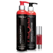 TIBOLLI Hydrating Repairing Shampoo and Conditioner Sets (10.1 Fl Oz/300ml) with Desired Hair Oil 30ml - For Damaged Hair Deep Conditioner Hair Treatment Moisture Hair with Natural Source Ingredients