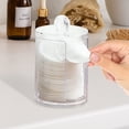 thumbnail image 4 of Acrylic Makeup Storage Organizer,Clear Cotton Pad Storage Cotton Bud Holder Cotton Pad Dispenser with Lid, 4 of 6