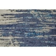 thumbnail image 4 of 7' X 10' Tan Blue And Ivory Abstract Power Loom Distressed Area Rug, 4 of 8