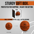 thumbnail image 2 of WAWAWEWA The Official Silent Basketball Size 7 (29.5\") – Indoor Basketball for Quiet Dribbling – Grooved Airless Indoor Training PU Foam Basket Ball – Real Feel Silent Play for All Ages, 2 of 7