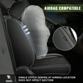 thumbnail image 2 of LAONNVIR Seat Covers for Cars Fit for Ford F450 2017-2025 5 Seat Auto Interior Accessories,Leather Waterproof Car Seat Cushions Vehical Cover Grey,Full Set(5 Seat), 2 of 5