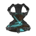 thumbnail image 4 of Lsque Neon Sign For Books Dog Harness, No-Pull Pet Harness with 2 Leash Clips, Adjustable Soft Padded Dog Vest with Easy Control Handle for Large Dogs-X-Large, 4 of 9