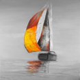 thumbnail image 3 of Atelier B Art Studio 15x15 Black Modern Framed Museum Art Print Titled - Sail, 3 of 5
