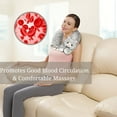 thumbnail image 6 of Health Touch Neck Massaging Massager Gift with Relaxing Vibration, Massage Cushion Pillow for Neck Back Shoulder Pain Relief, Men & Women Soft Travel Massage Wrap (Cat) & Custom Storage Carrier, 6 of 8