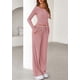 thumbnail image 3 of Conjunto de Dos Piezas para Mujer PRETTYGARDEN Rosa Manga Larga Talle S, 3 of 8