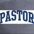 thumbnail image 2 of CafePress - PASTOR Design (Blue) Cap - Adjustable 100% Brushed Unisex Casual Cotton Baseball Cap, Beige, 1, 2 of 2