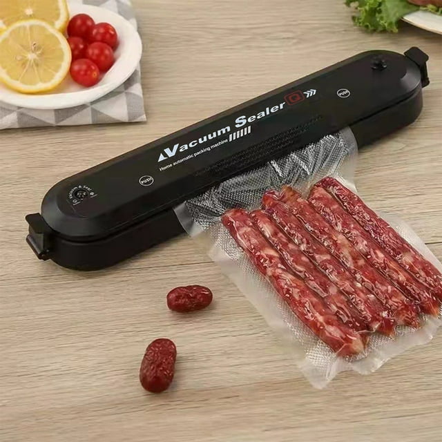 Fwttom Home Decor Vacuum Sealer, Food Protector Vacuum Sealer Machine, Automatic Food Vacuum Sealer for Food Preservation Sealing Packing System, for Fresh Food and Food Storage