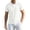 White #021, variant on Mens Polo Shirts Short Sleeve Beach Wedding Guest Dress Shirt Relaxed Fit Casual Comfy Moisture Wicking Shirts, 3XL