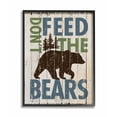 thumbnail image 2 of Stupell IndustriesDon't Feed The BearsFramed Wall Art by Stephanie Workman Marrott, 2 of 5