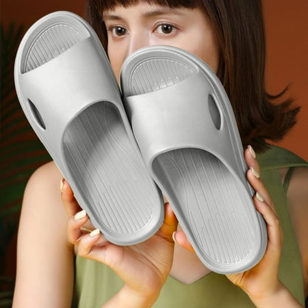 

Super Soft Home Slippers Beach Slippers for Men Non Slip Thick Soled Mens Slippers Memory Foam Outdoor Bathing Couples Slippers